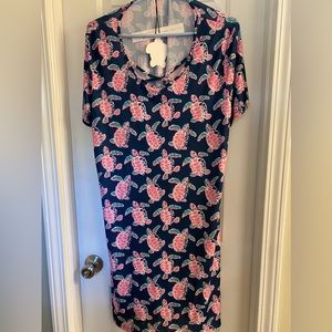 NWT XL Simply Southern Turtle dress